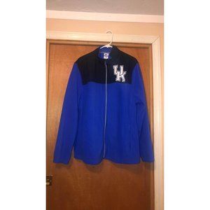 Men's Starter University of Kentucky Fleece  Zip Up Jacket Size XL